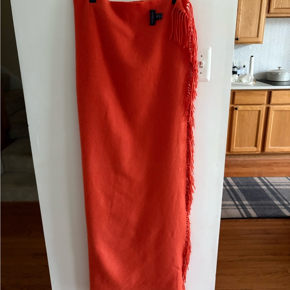 Rani Arabella cashmere throw fringe blanket - Picture 9 of 12